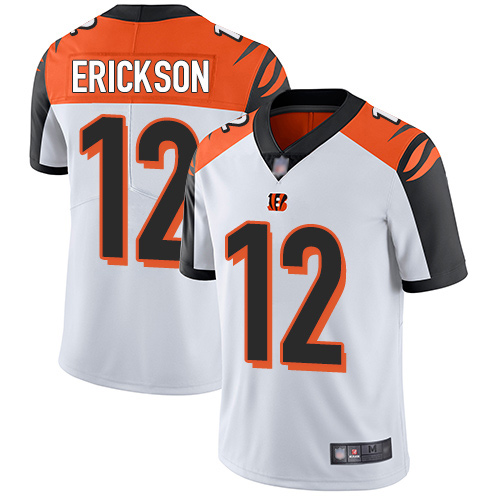 Cincinnati Bengals Limited White Men Alex Erickson Road Jersey NFL Footballl #12 Vapor Untouchable->cincinnati bengals->NFL Jersey